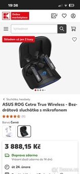 Bezdrátová sluchátka