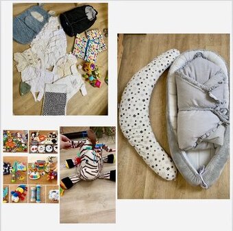 Zavinovačka,hnízdečko,kojící polštář,deky,fusaky,hračky,oble