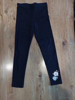 Dívčí legíny s květinou