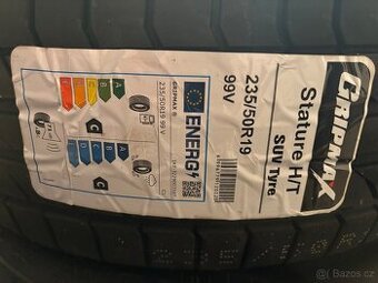 Prodám novou sadu letních pneu 235 50 R19