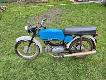 Jawa 23 Mustang bez TP, modrý původní 6.