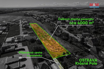 Prodej pozemku k bydlení, 4137 m², Ostrava - Krásné Pole - 1