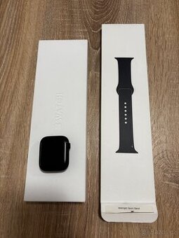 Apple Watch 9, 45mm, temně inkoustové, baterie 100%