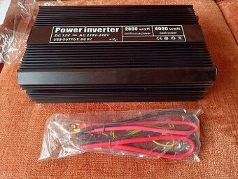 Měnič napětí/invertor DC12V na AC220V/2000W/4000W