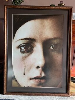 Jan Saudek - poster “Černá slza”
