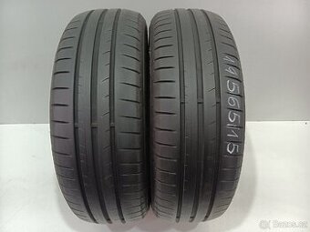 2ks letní pneu 195/65/15 Dunlop