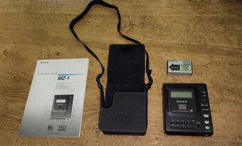 První přenosný minidisk minidisc Sony, MZ 1, čti popis