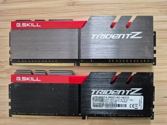 Prodám operační paměti ddr4, kit 2x8GB. Používané, plně fun