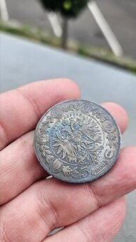 RU 5 Corona ročníky 1900 a 1907 v patině - 1