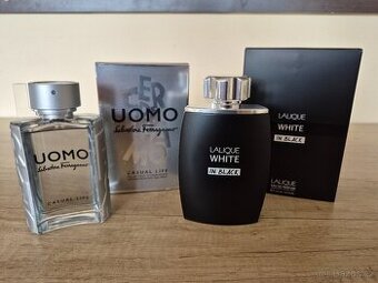 Lalique White in Black + Salvatore Ferragamo Casual Life