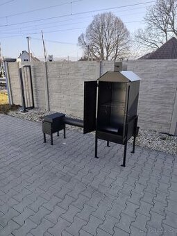 Kovová zahradní udírna XL - 1