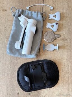 insta360 flow 2 pro + AI tracker + držák na batoh