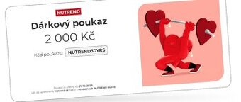 Poukaz Nutrend.cz v hodnotě 2000,-