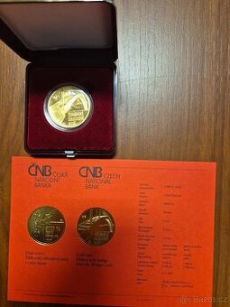 Zlata mince ČNB  Žďákovský most