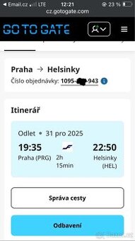 Letenky Helsinky Silvestr