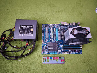 Základní deska, procesor, RAM, zdroj