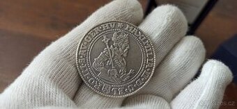 Stříbrný tolar 1574 Maxmilián II.