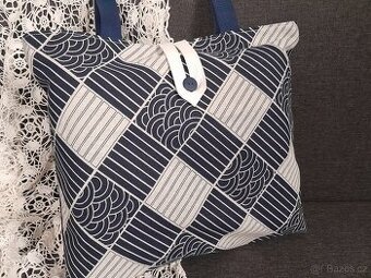 Taška....modro-bílá