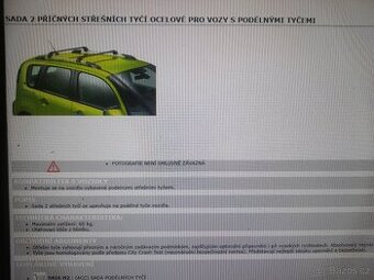 Citroën C3 Picasso originální příčníky na hagusy