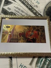 Zlatá bankovka  různé druhy