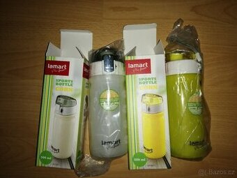 Lamart sportovní láhev 0.5l Corn LT4018 / bílá a žlutá