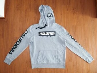 Šedá mikina, vel. L, zn. Hollister