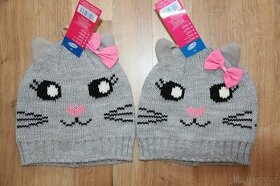 Kočičkové čepice - vel. 98