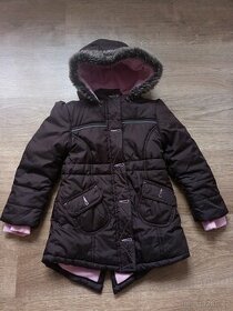 Dívčí zimní kabát Okay, velikost 110