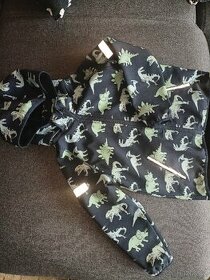 Softshellová bunda Tchibo s dinosaury vel 116