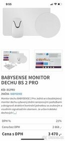 Monitoring dechu Babysense 2 Pro