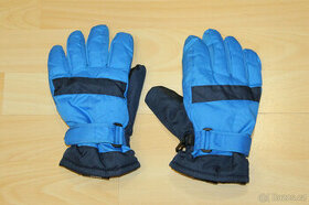 Modré chlapecké lyžařské rukavice, vel. 6,5 - 1