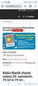 Koncert radia Blaník na Konopišti