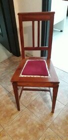 Staré modřínové židle 2 ks