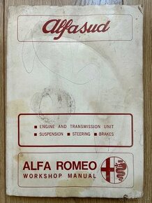 ALFA ROMEO ALFASUD originalni montazni manual fabrický