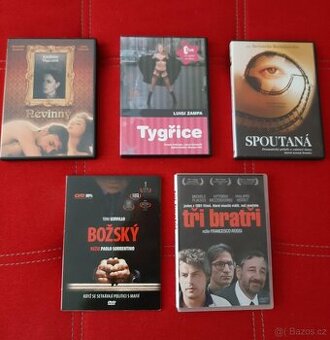 3 ks DVD Tři bratři, Spoutaná, Božský. - 1