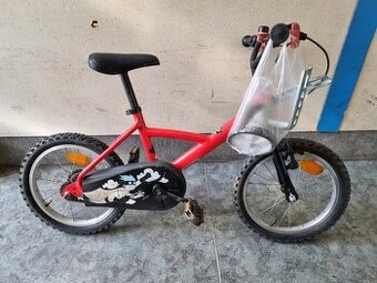 BTWIN Dětské 16" kolo hyper hero red