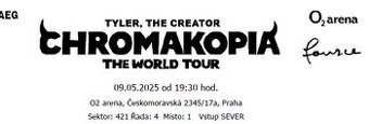 Vstupenky na Tyler the Creator