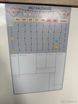 Magneticky plánovací kalendář - 1
