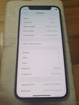 iPhone 12 mini, 256GB, white/bílý