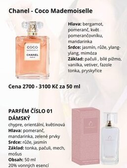 Parfém č. 1 ( inspirace Chanel - Coco Mademoiselle ) - 1