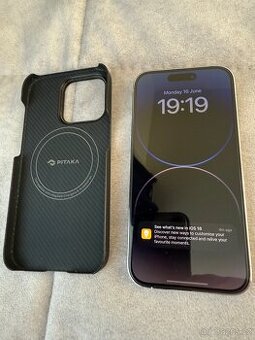 Apple Iphone 14 PRO 1Tb, bily, Pitaka kryt, 1 oderka