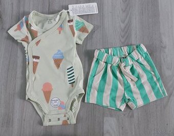 Set jahody nebo zmrzliny vel. 56 nebo 62 - nové Lindex