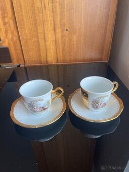 Porcelánové šálky s talířkem zn. Neul