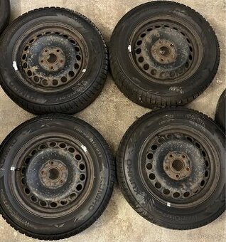 Plechové disky, 5x112, R15, ET47, zimní pneu