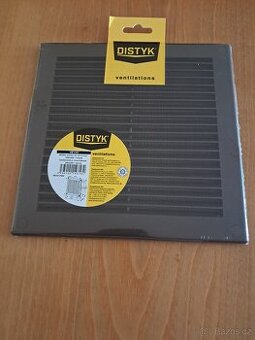 NOVÉ HNĚDÉ VĚTRACÍ MŘÍŽKY SE SIŤOVINOU zn. DISTYK 20 x 20 cm