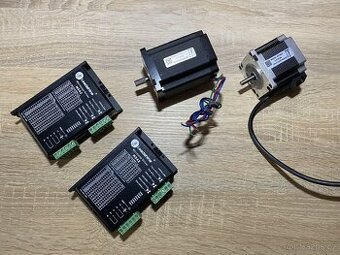 Krokové motory a drivery