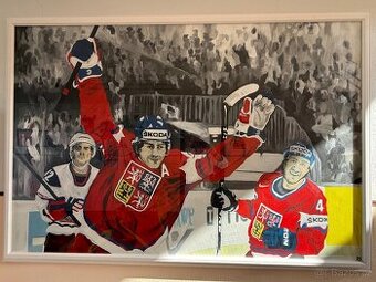 Obraz životní velikost, Jaromír Jágr, MS v hokeji 2011