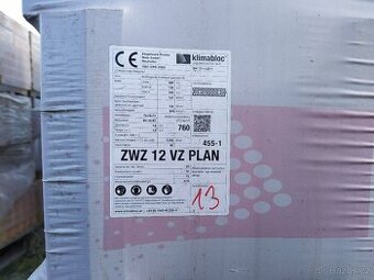 cihly Klimabloc 12,  5 palet, i jednotlivě