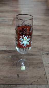 Vysoký smalt - sklenice