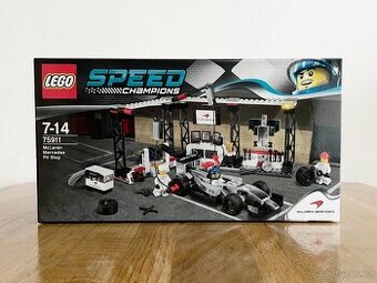 nové Lego Speed Champions 75911 McLaren Mercedes Pit Stop